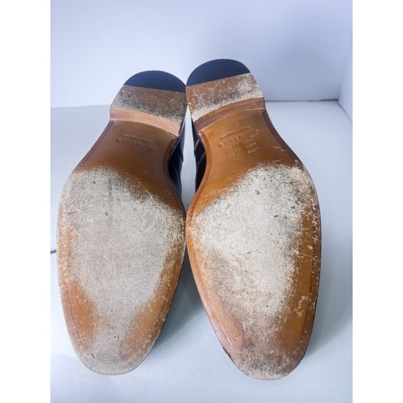 John Lobb Hartland Oxford Shoes 9 US Brown Leather Cap Toe Brogue Dress UK Made - Picture 13 of 16